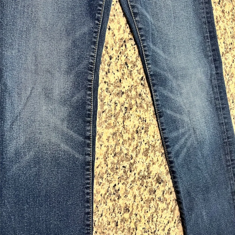 Two Pairs Boys Old Navy Dark Wash Straight Adjustable Waist Jeans Size 16 VGUC